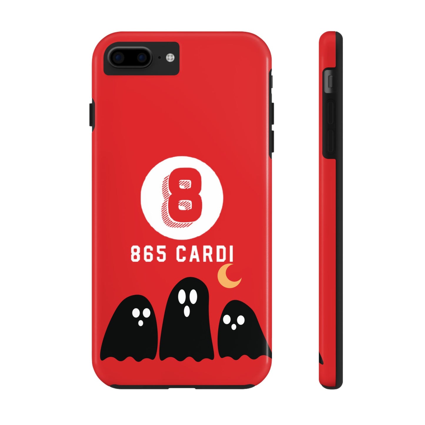 Red 865Carti Ghost slim phone case