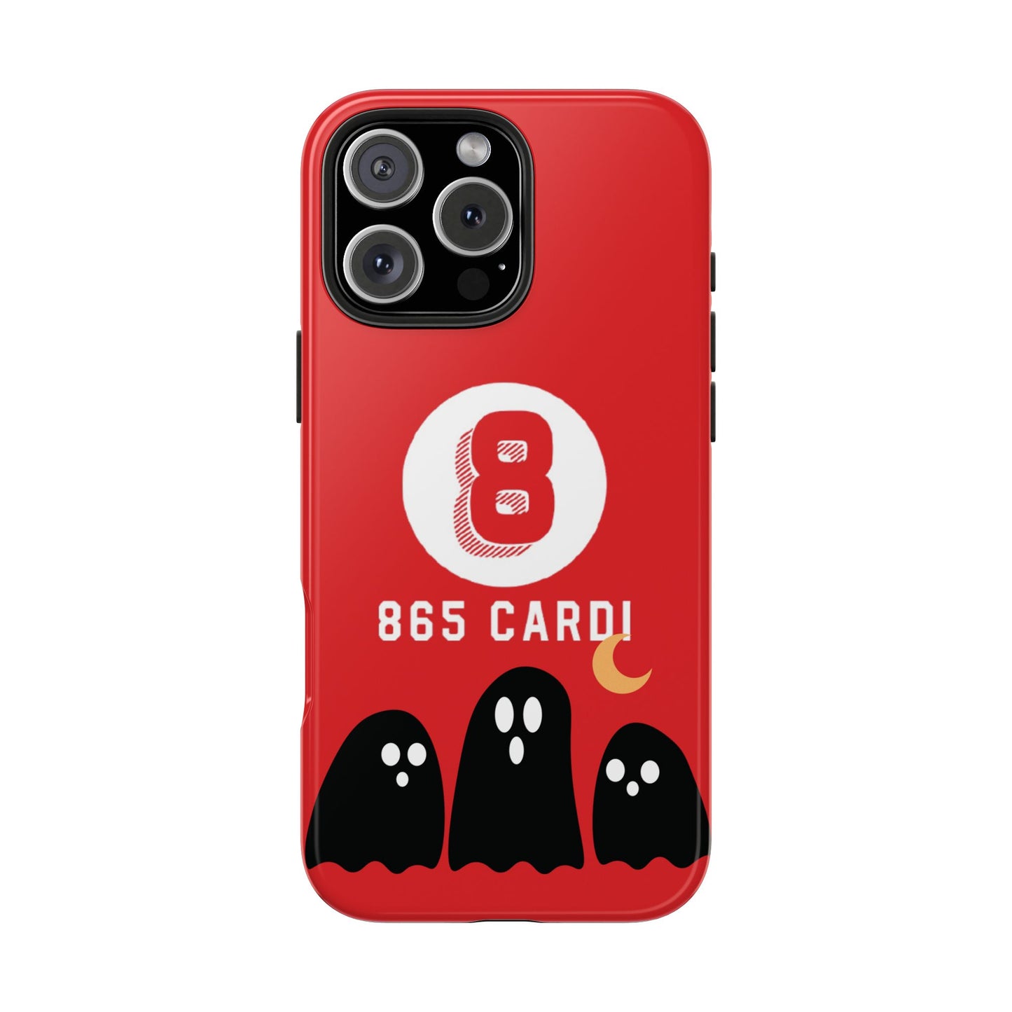 Red 865Carti Ghost slim phone case