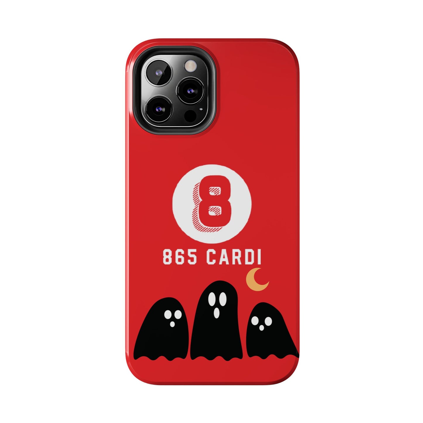 Red 865Carti Ghost slim phone case