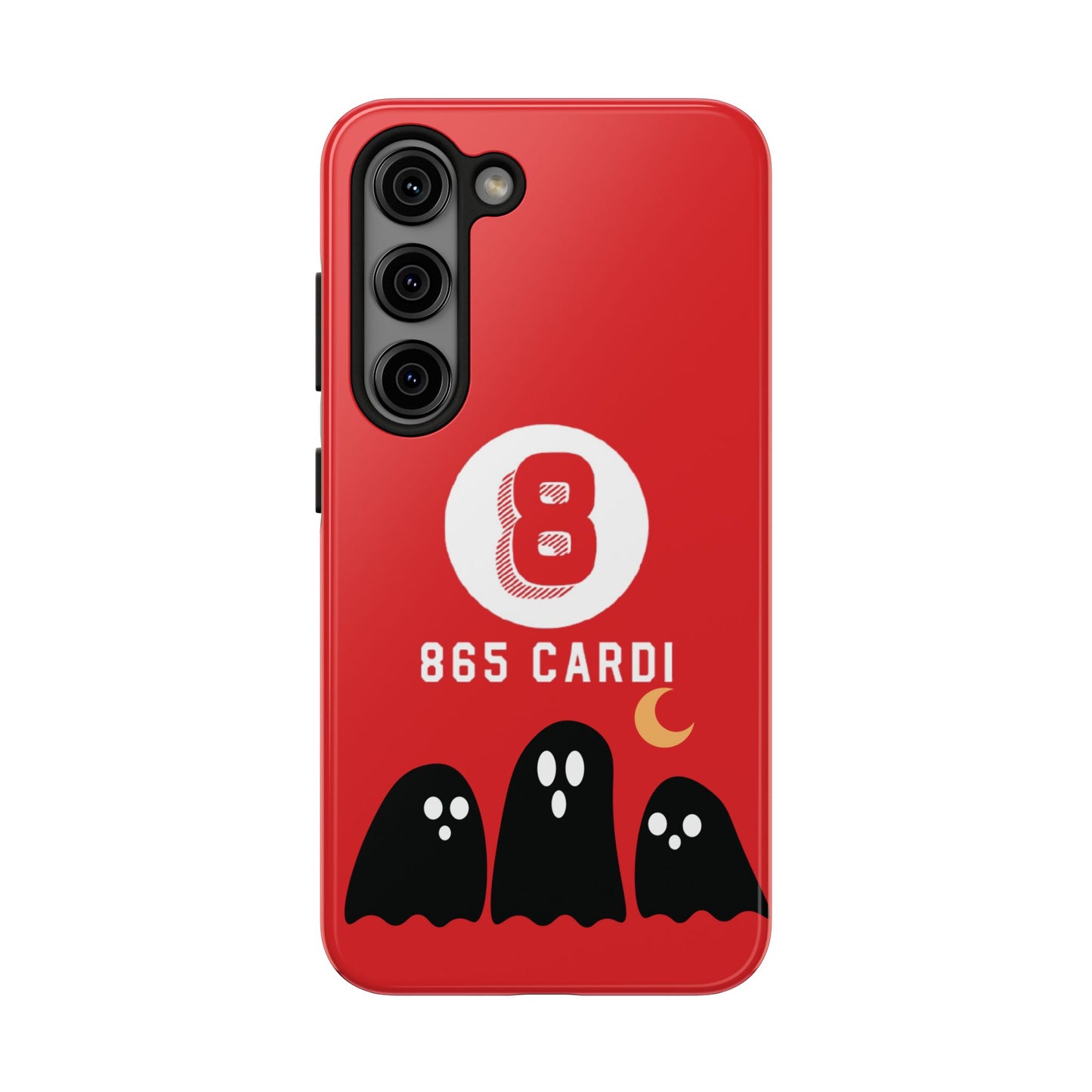 Red 865Carti Ghost slim phone case