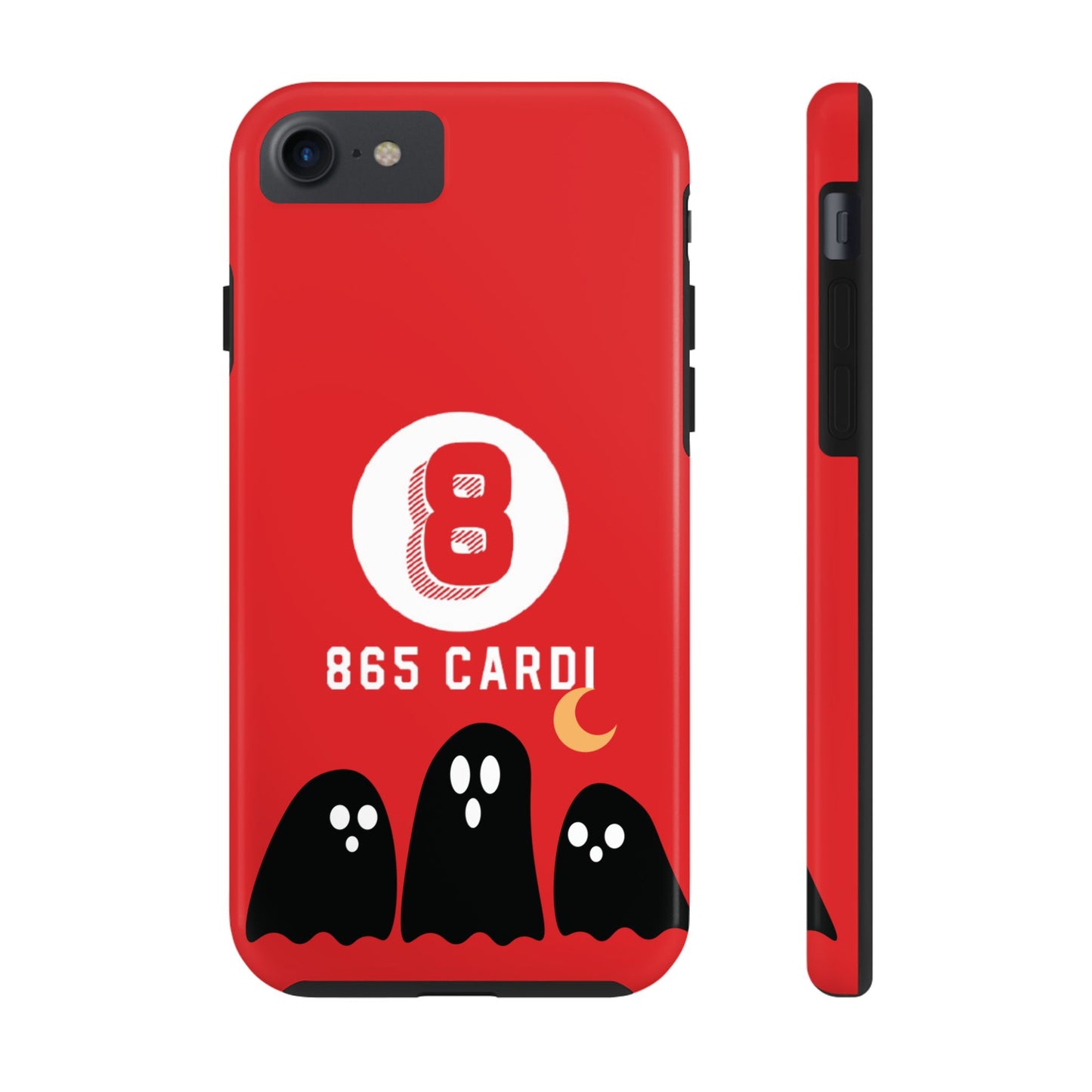 Red 865Carti Ghost slim phone case