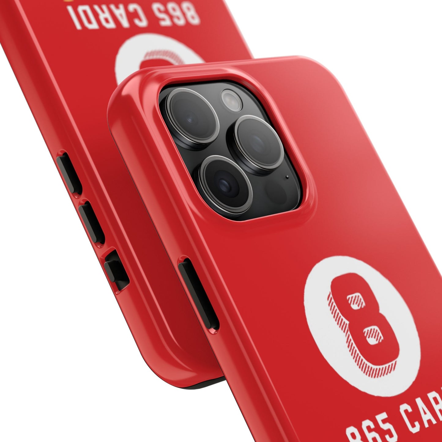 Red 865Carti Ghost slim phone case