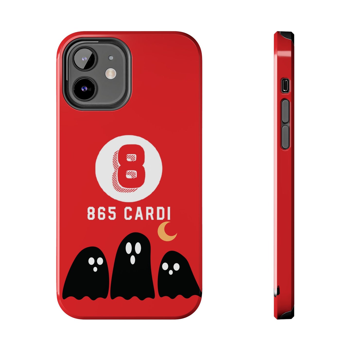 Red 865Carti Ghost slim phone case