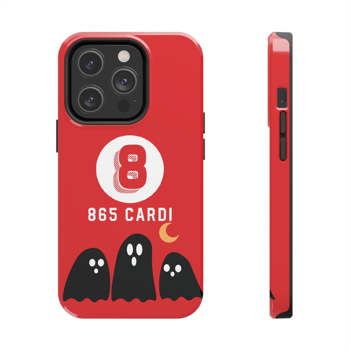 Red 865Carti Ghost slim phone case