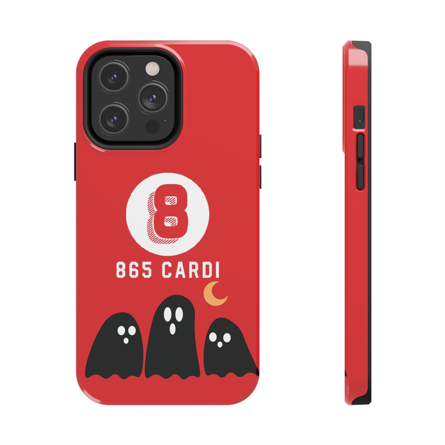 Red 865Carti Ghost slim phone case