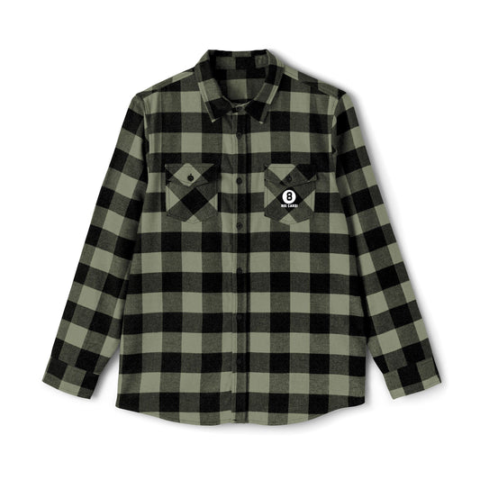 865Cardi Skeleton hand Flannel Shirt