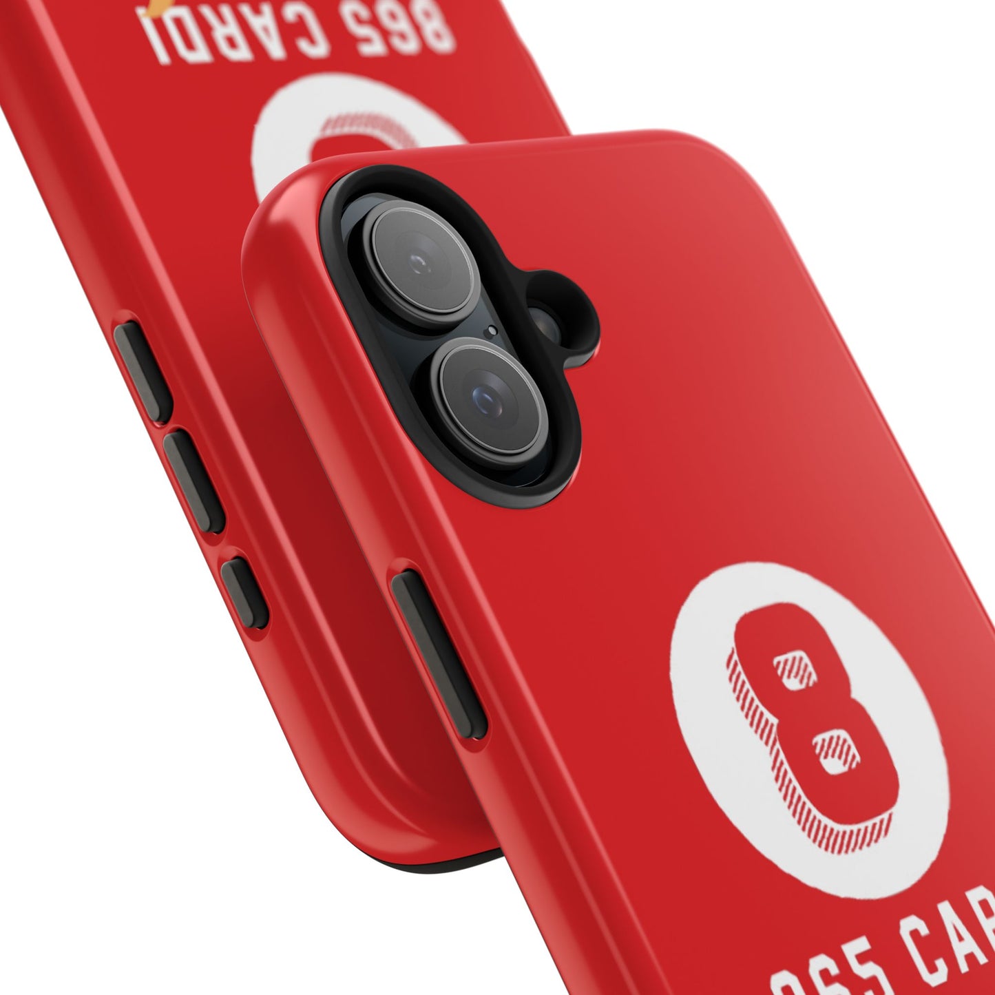 Red 865Carti Ghost slim phone case