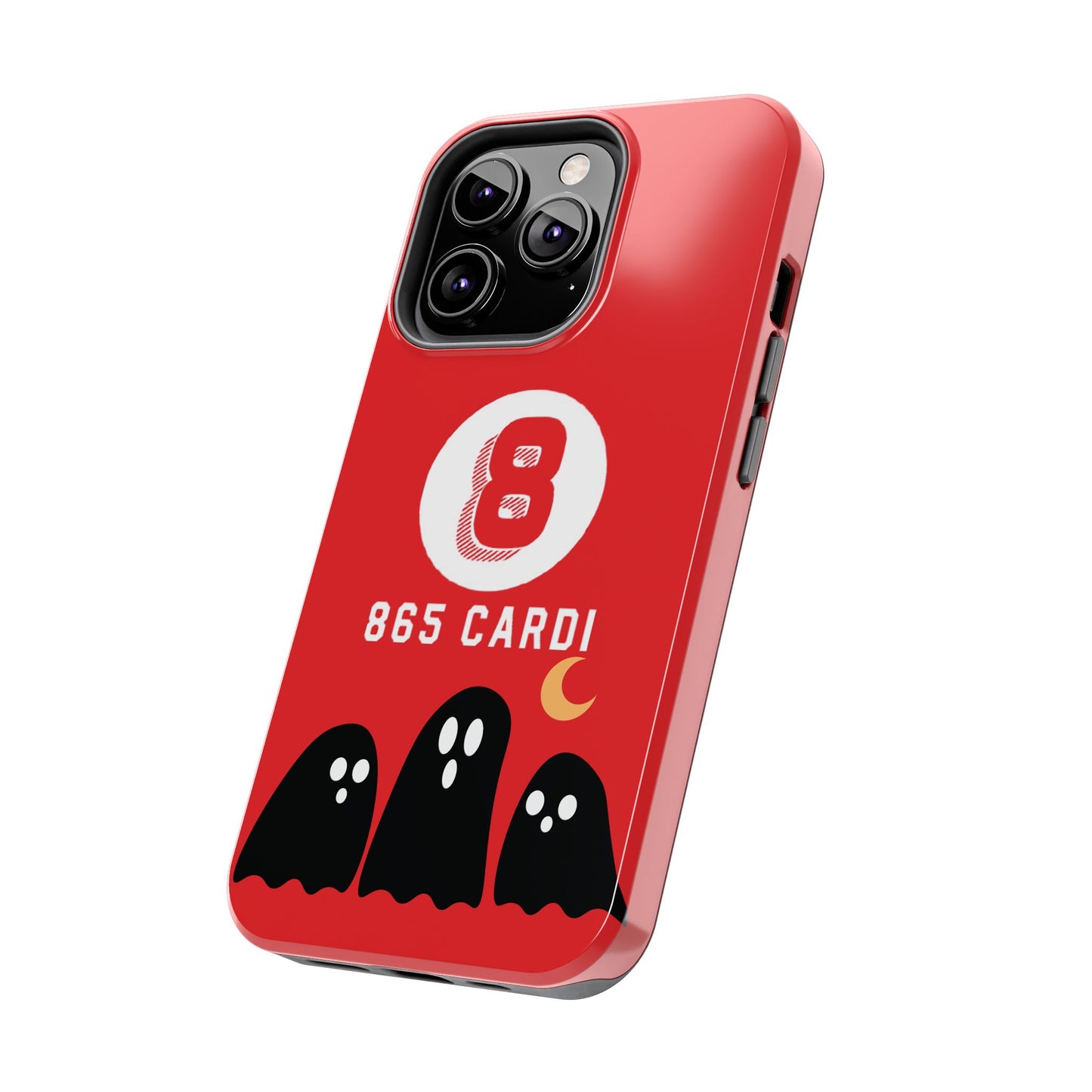 Red 865Carti Ghost slim phone case