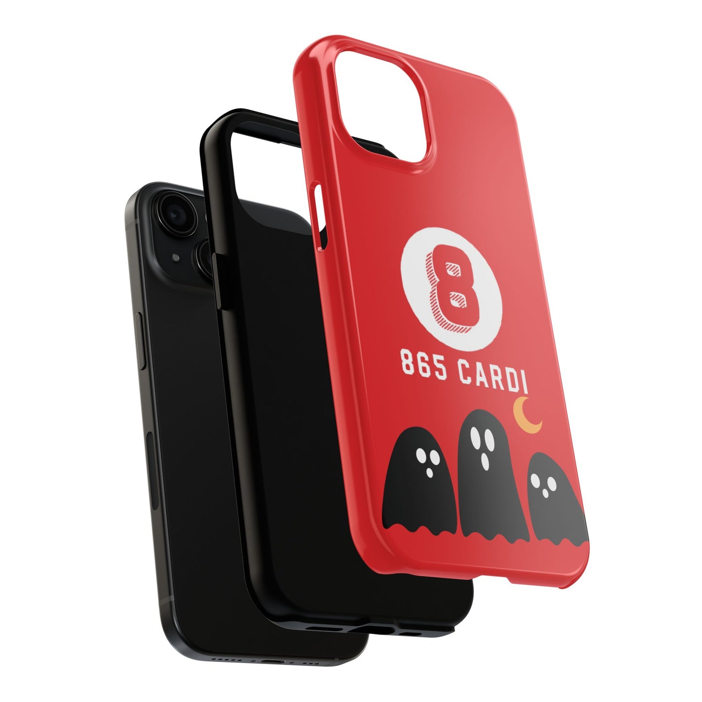 Red 865Carti Ghost slim phone case