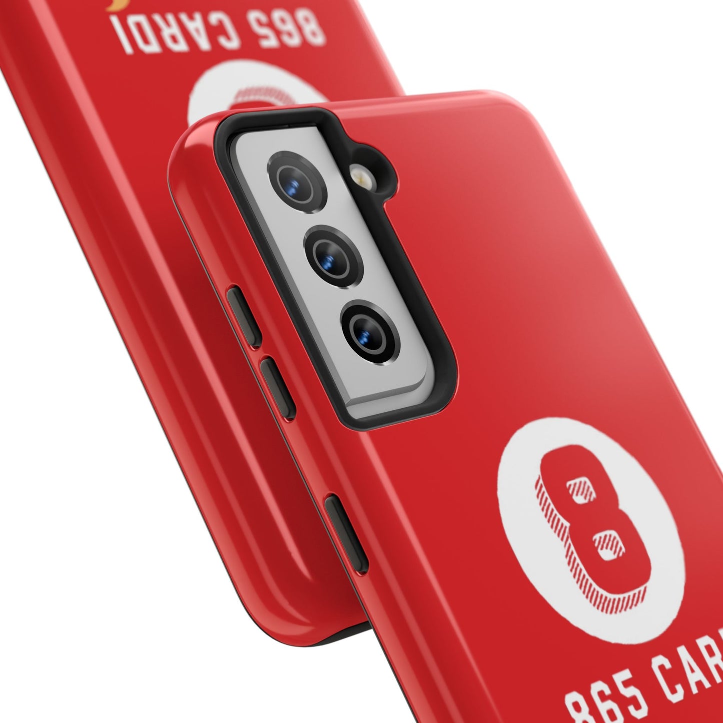 Red 865Carti Ghost slim phone case