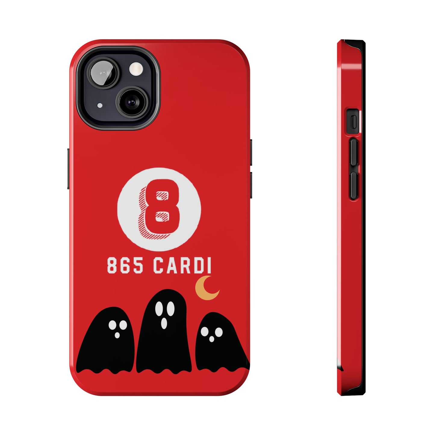 Red 865Carti Ghost slim phone case