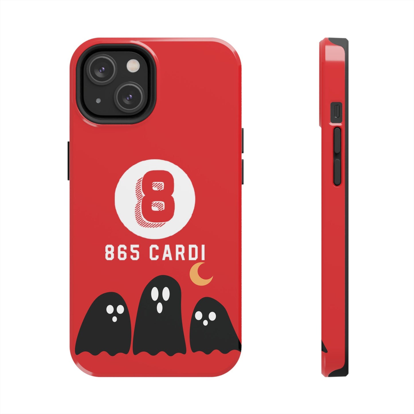 Red 865Carti Ghost slim phone case