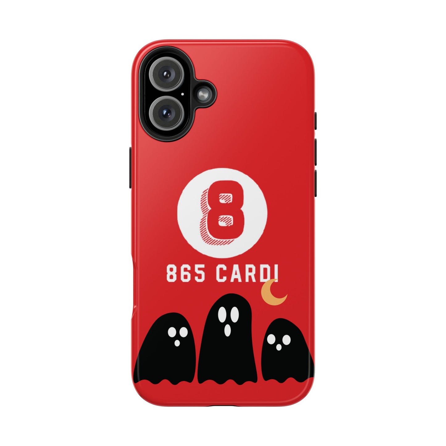 Red 865Carti Ghost slim phone case