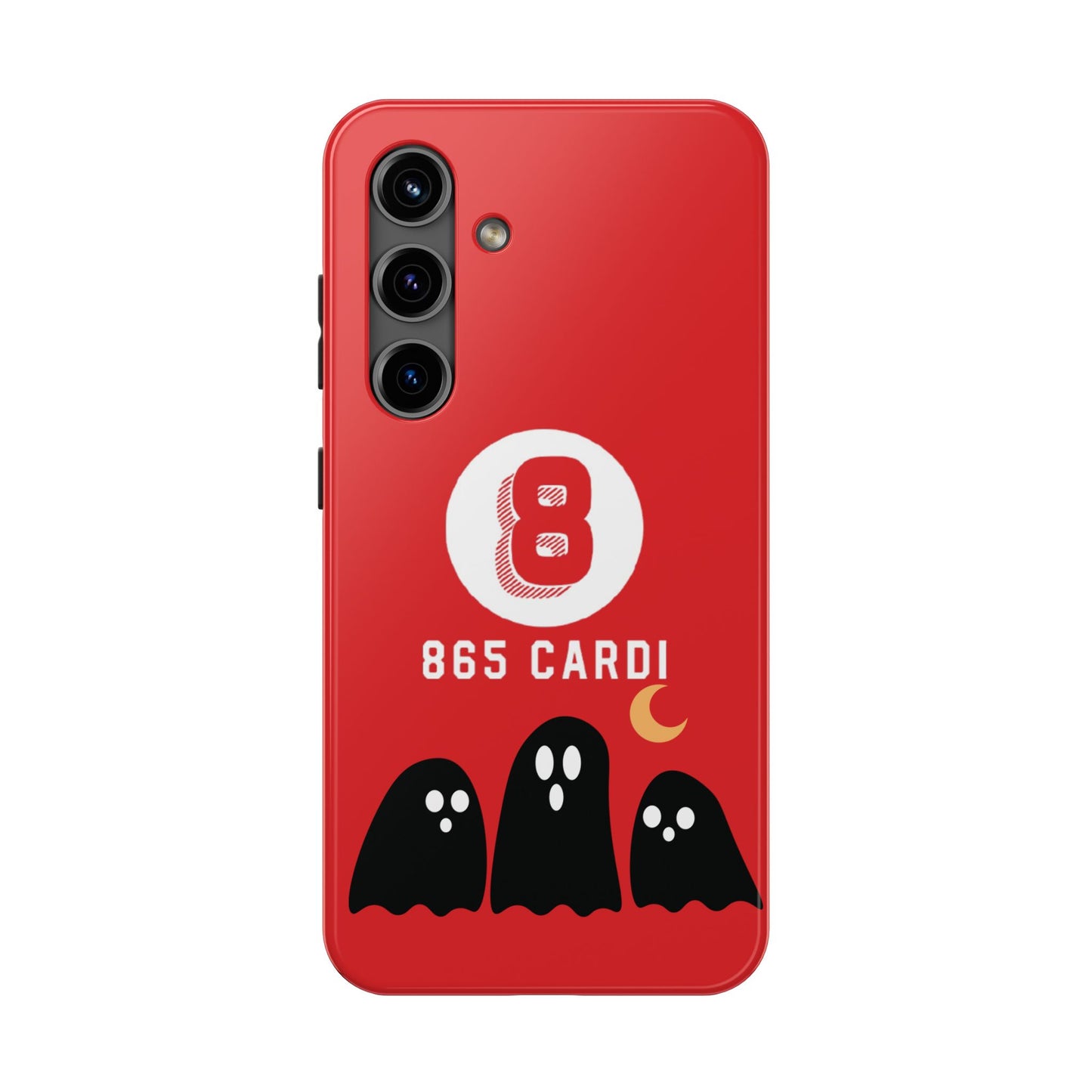 Red 865Carti Ghost slim phone case