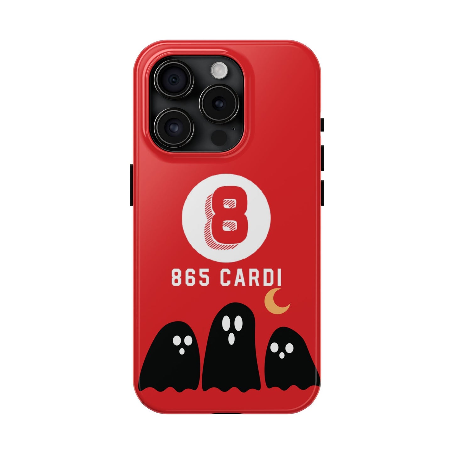 Red 865Carti Ghost slim phone case