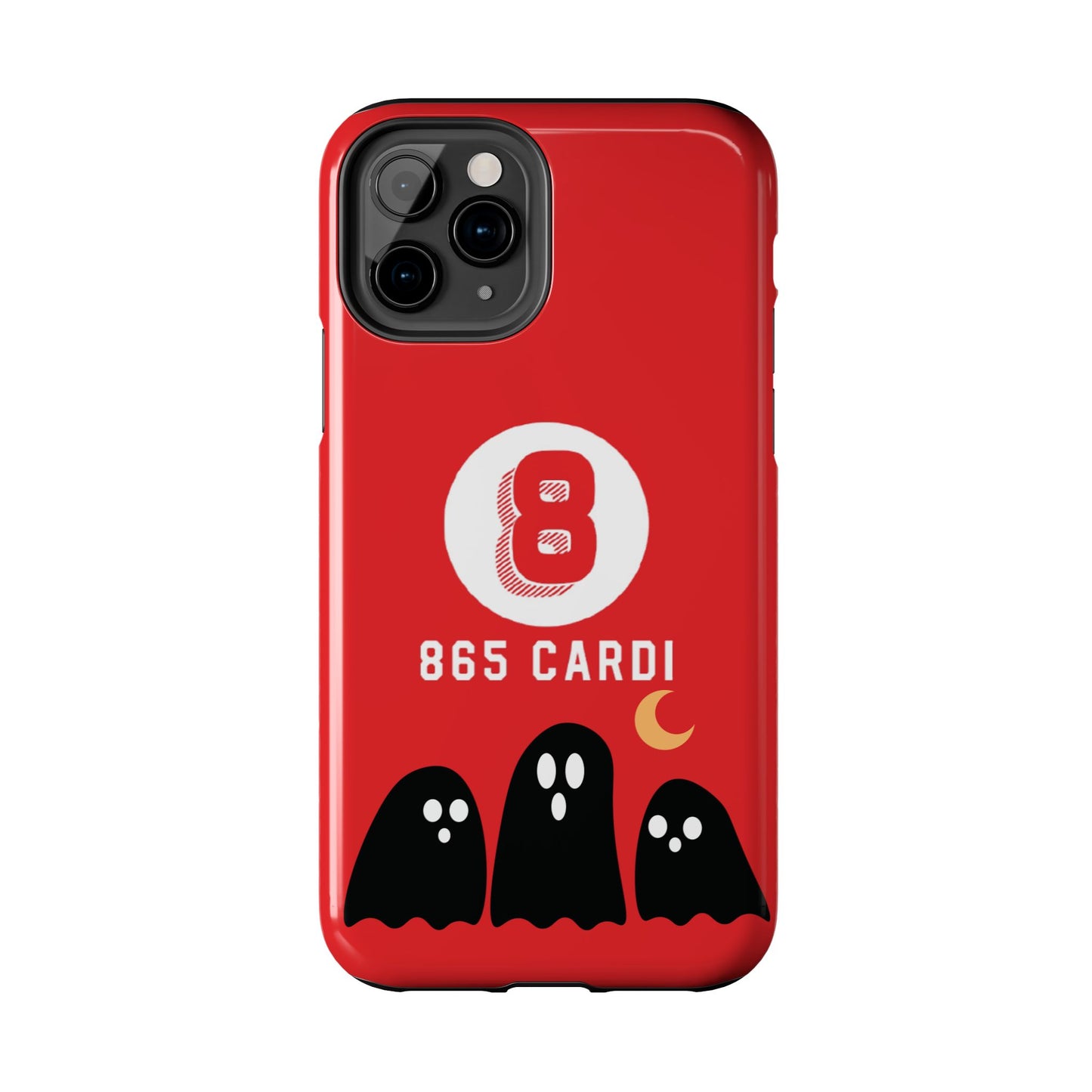 Red 865Carti Ghost slim phone case