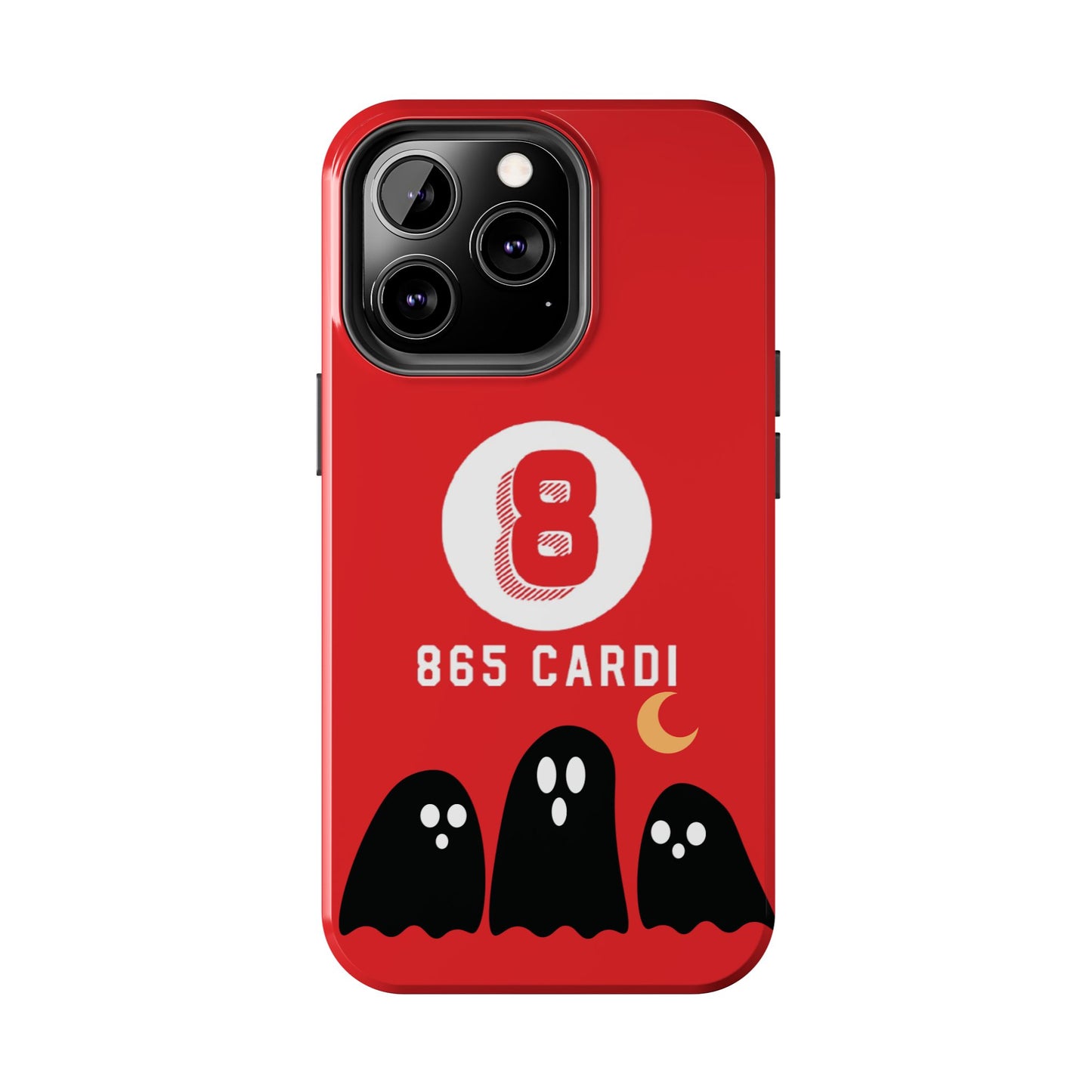 Red 865Carti Ghost slim phone case