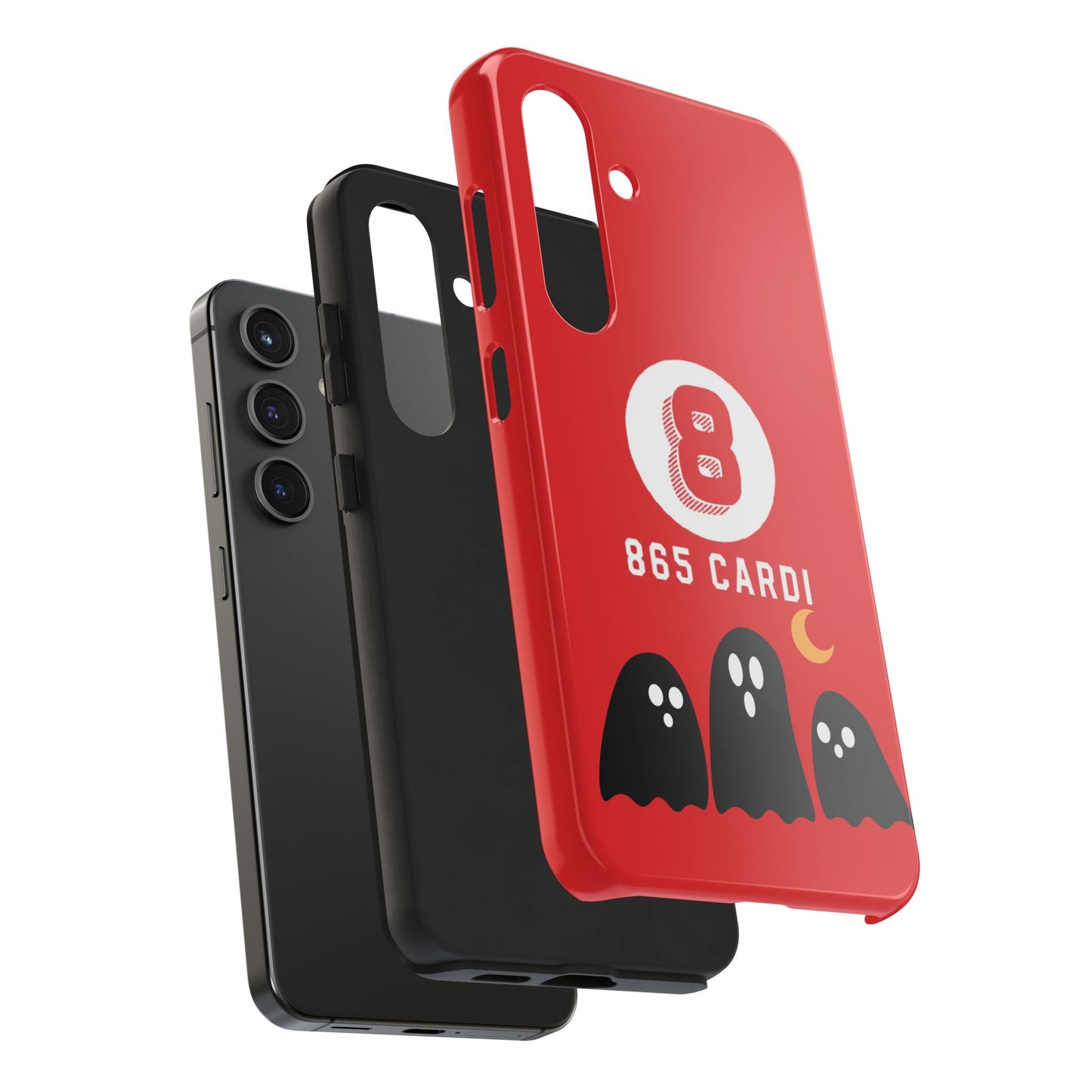 Red 865Carti Ghost slim phone case