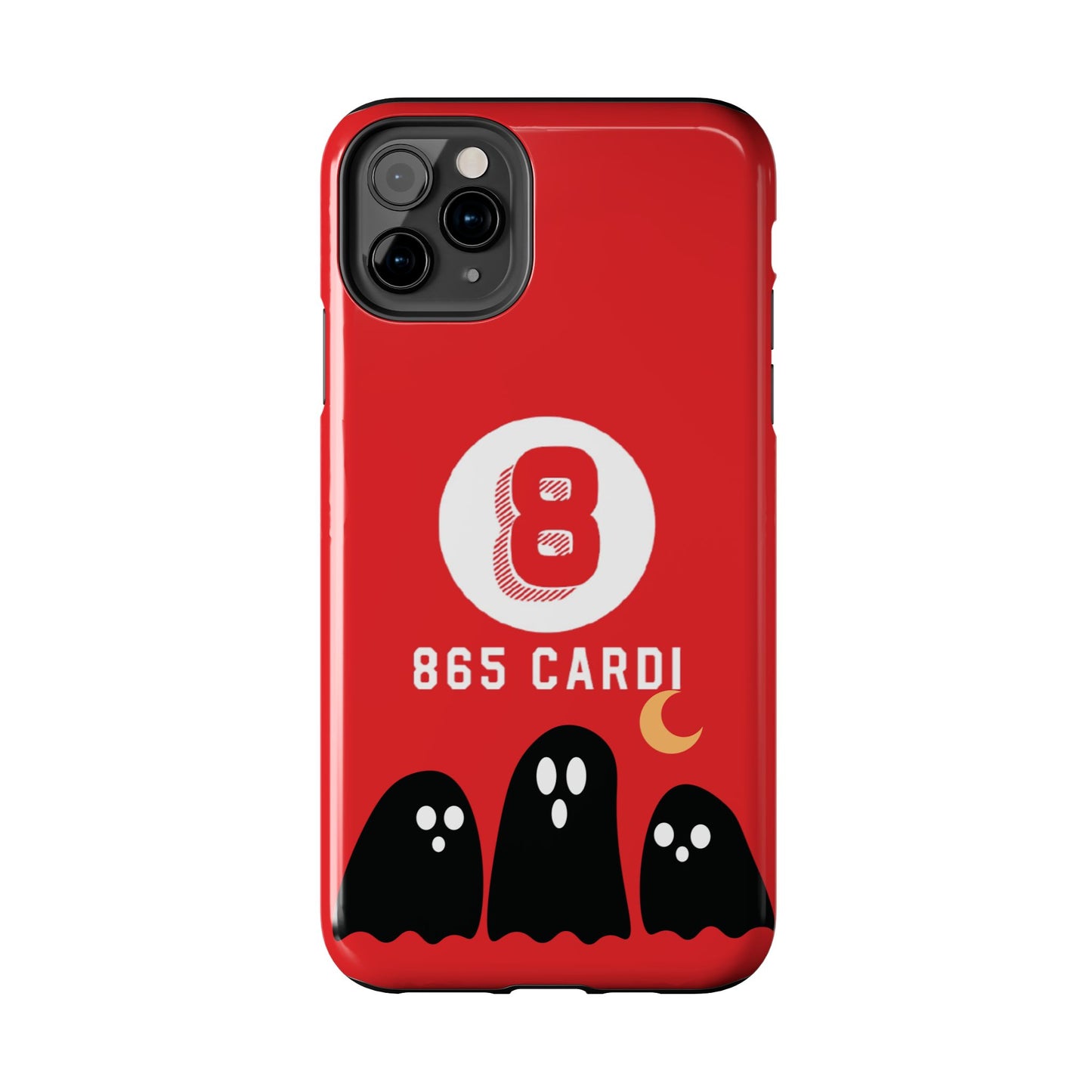 Red 865Carti Ghost slim phone case