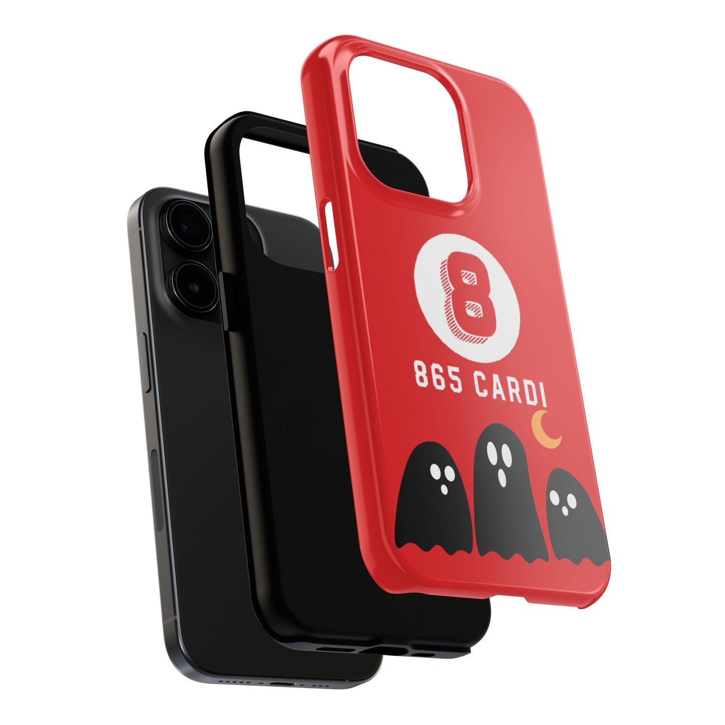 Red 865Carti Ghost slim phone case