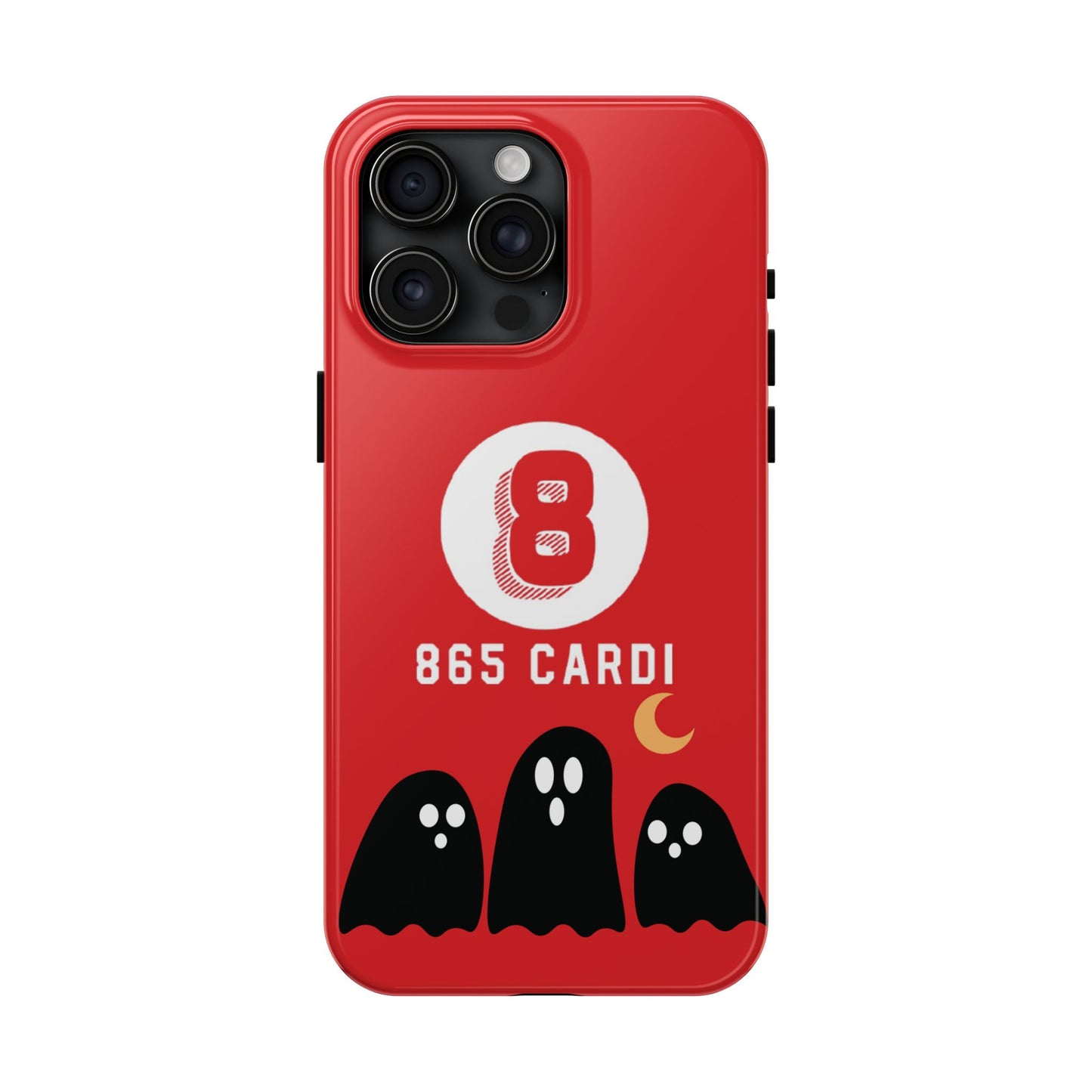 Red 865Carti Ghost slim phone case