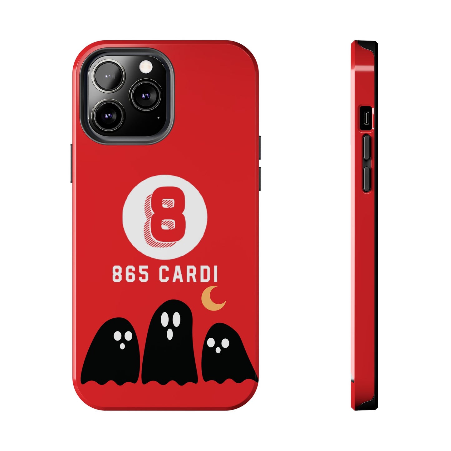 Red 865Carti Ghost slim phone case