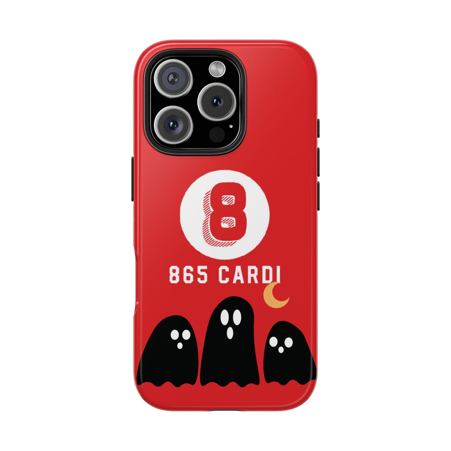 Red 865Carti Ghost slim phone case