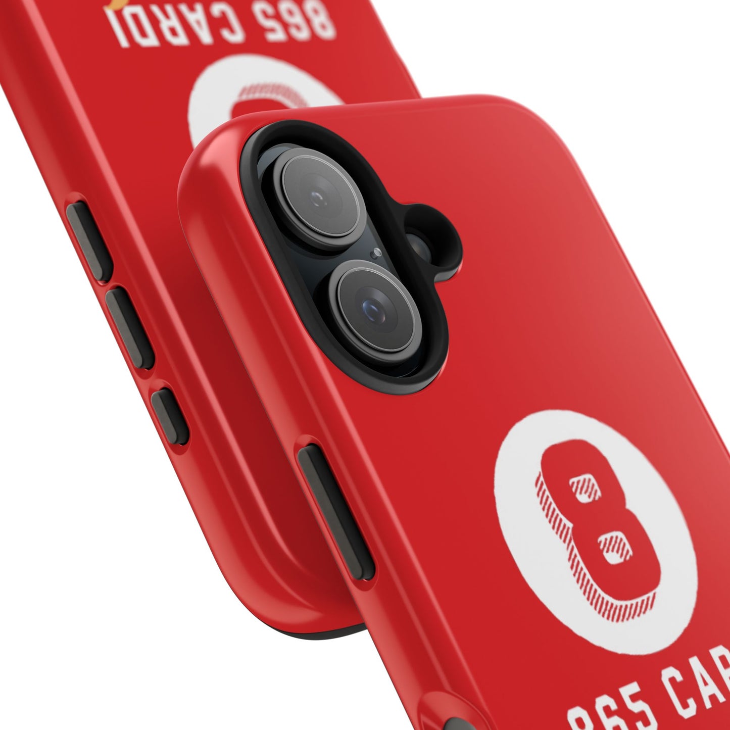 Red 865Carti Ghost slim phone case