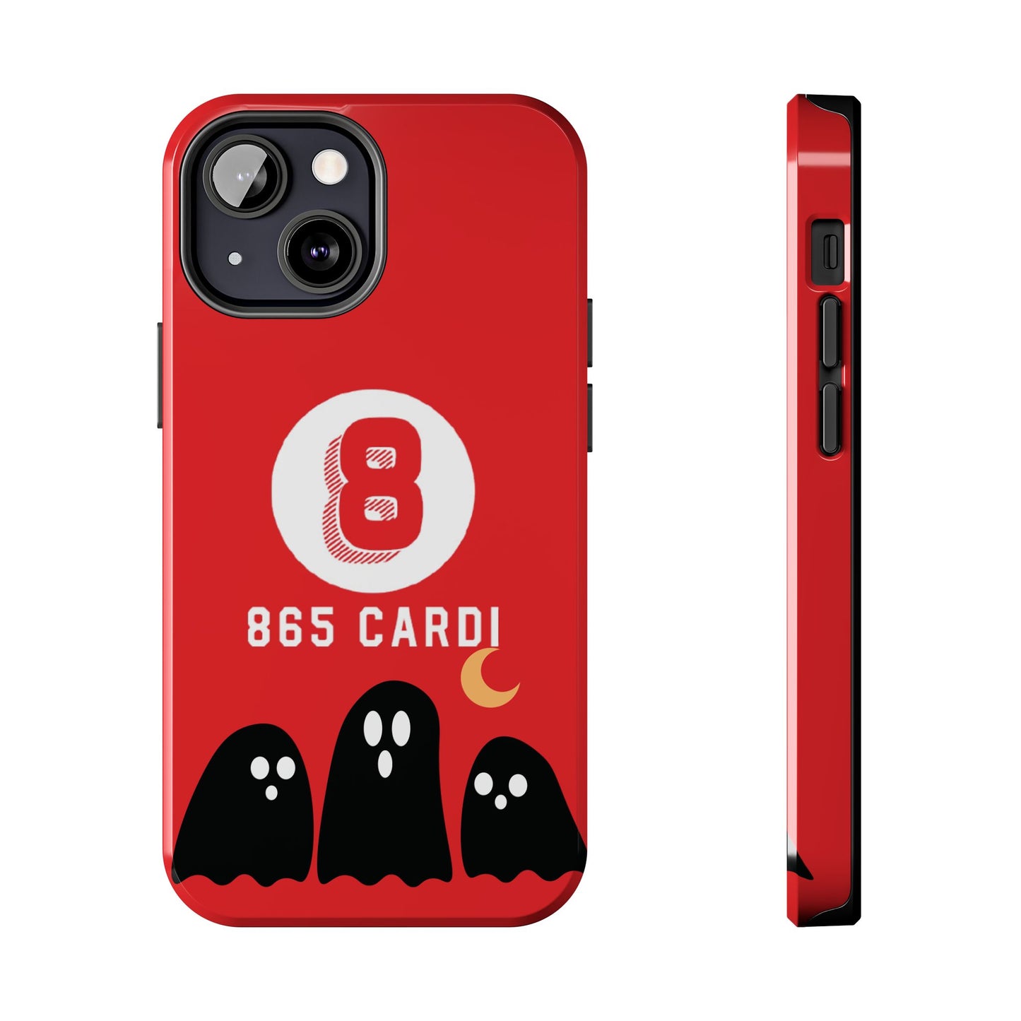 Red 865Carti Ghost slim phone case