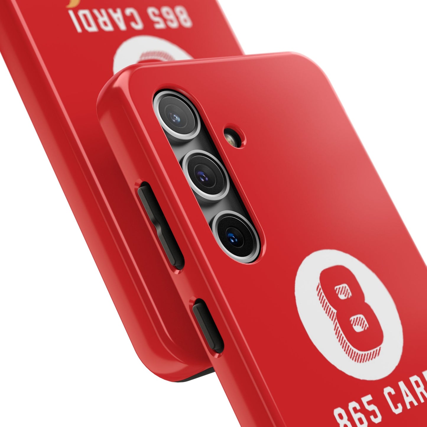 Red 865Carti Ghost slim phone case