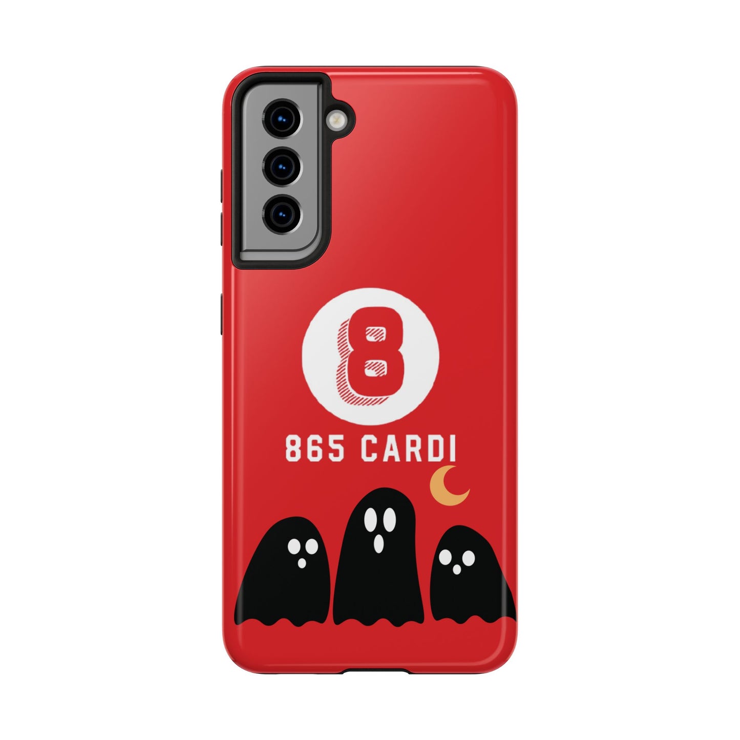 Red 865Carti Ghost slim phone case