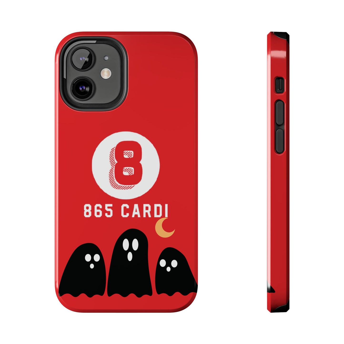 Red 865Carti Ghost slim phone case