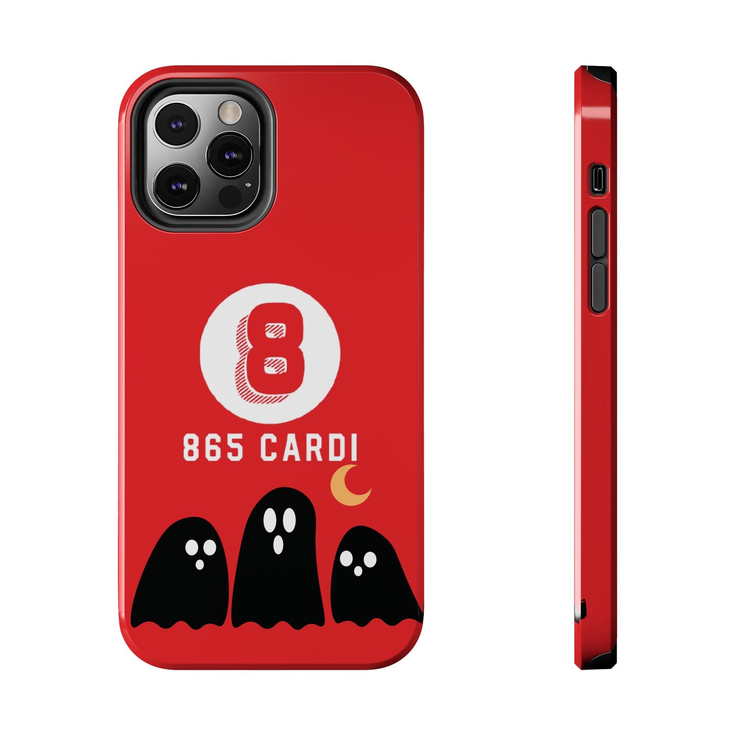 Red 865Carti Ghost slim phone case