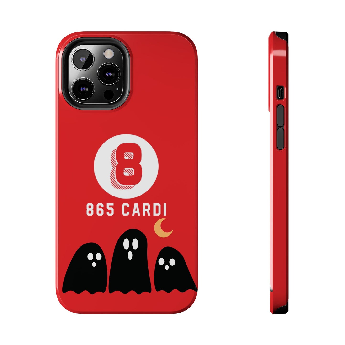 Red 865Carti Ghost slim phone case