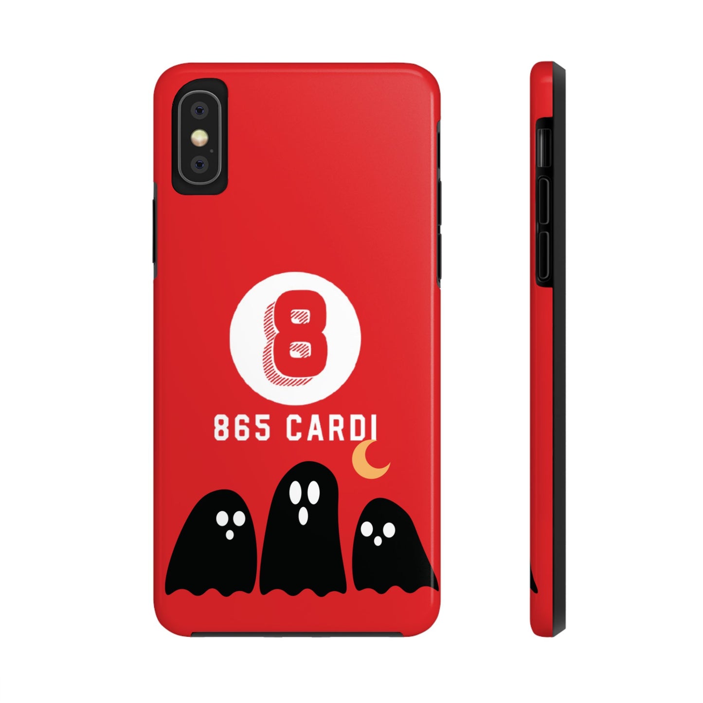 Red 865Carti Ghost slim phone case