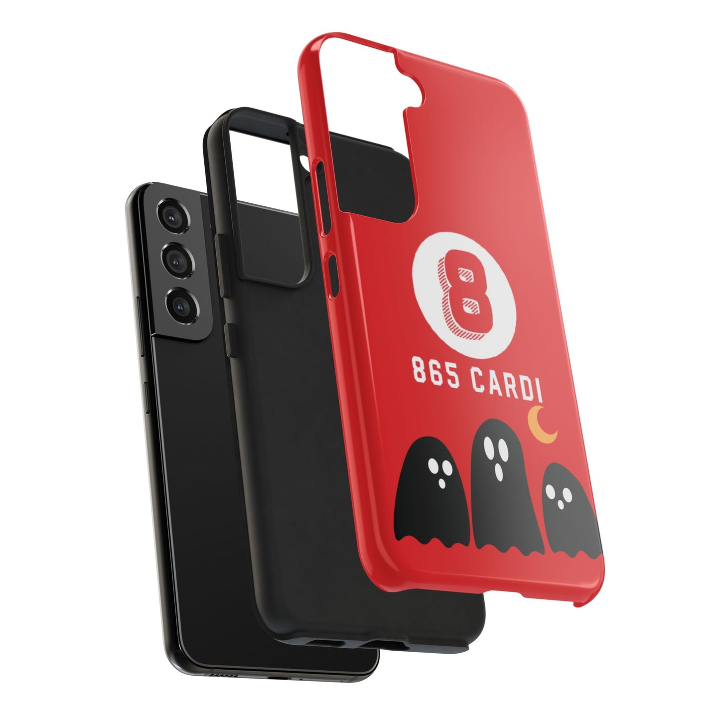 Red 865Carti Ghost slim phone case