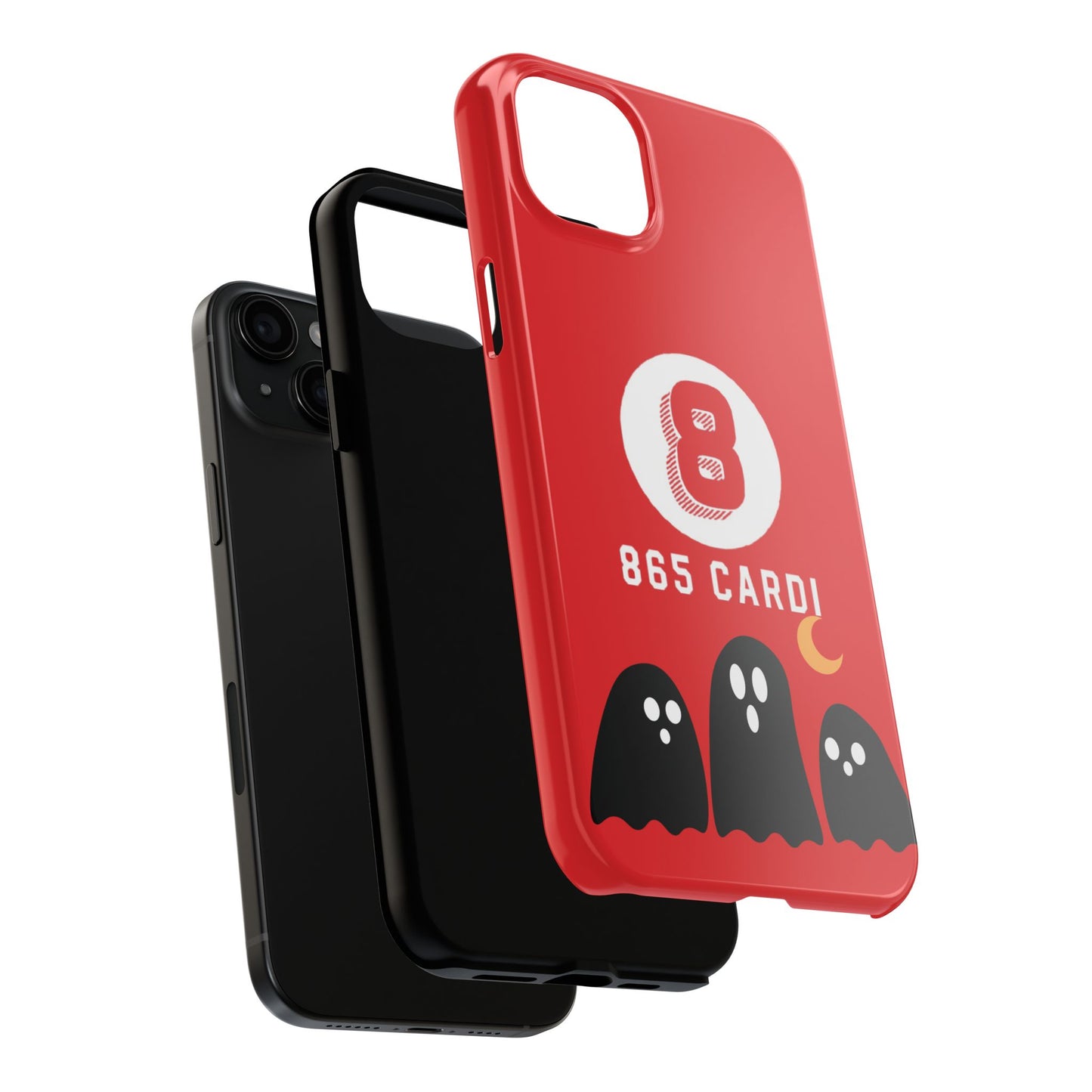 Red 865Carti Ghost slim phone case