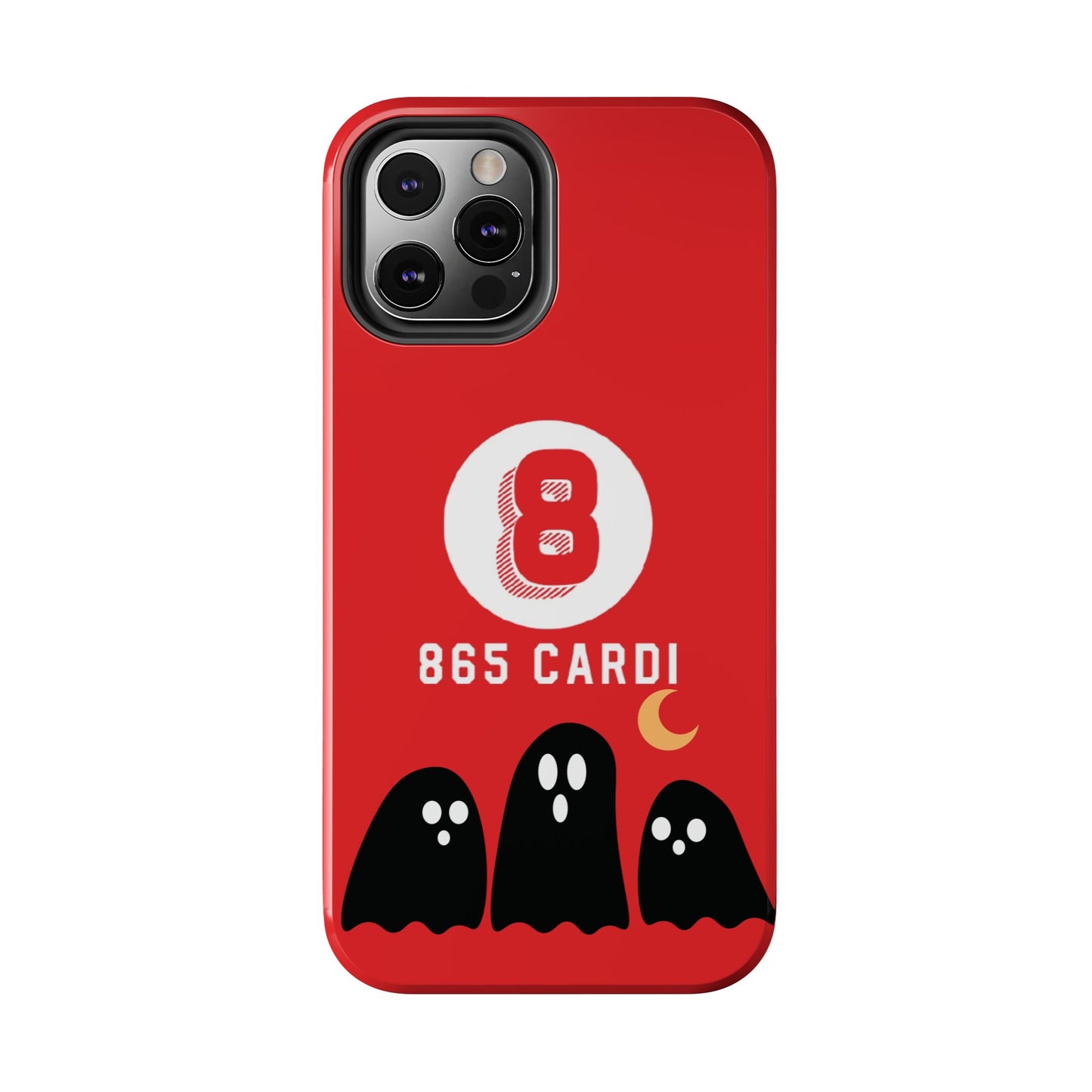 Red 865Carti Ghost slim phone case