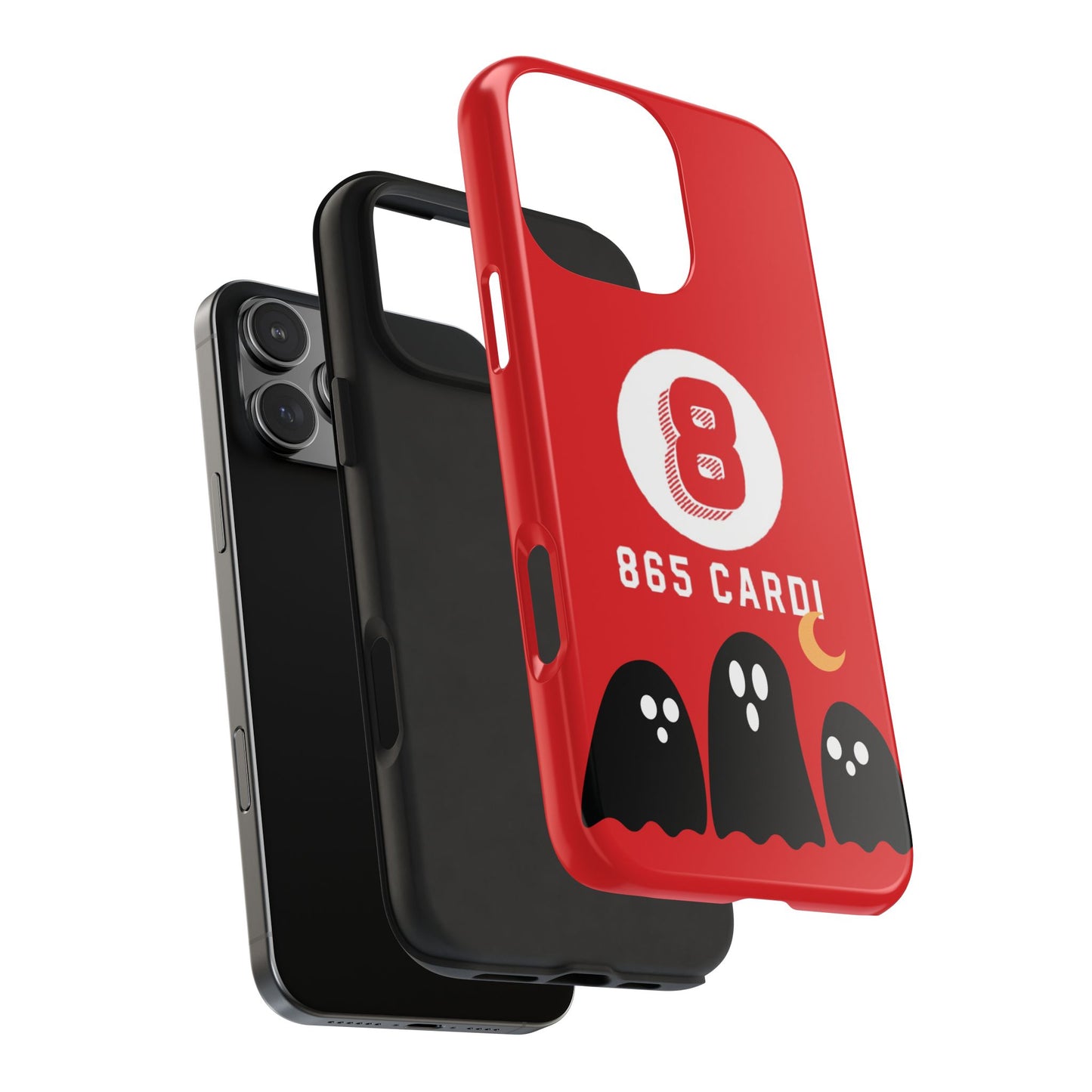 Red 865Carti Ghost slim phone case