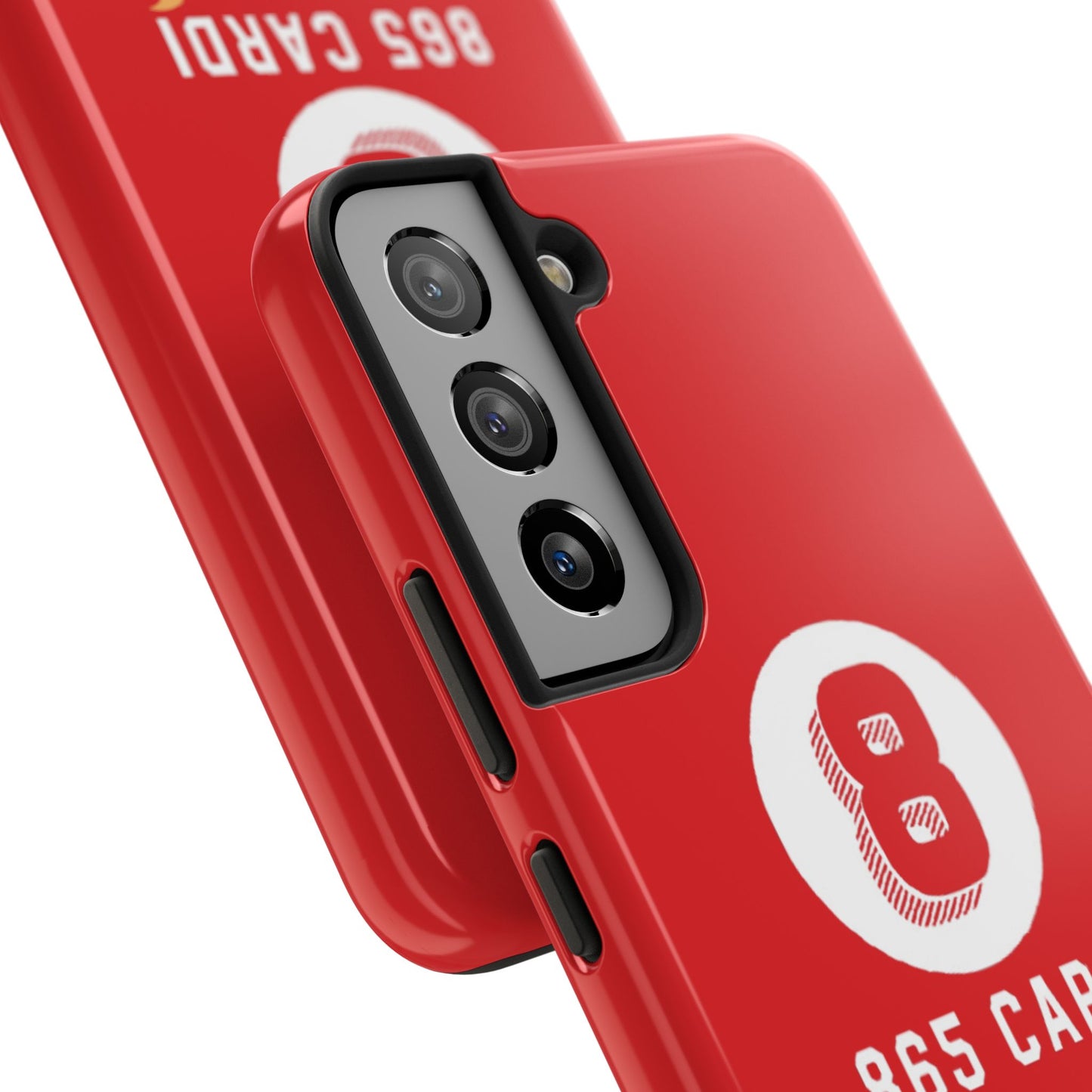 Red 865Carti Ghost slim phone case