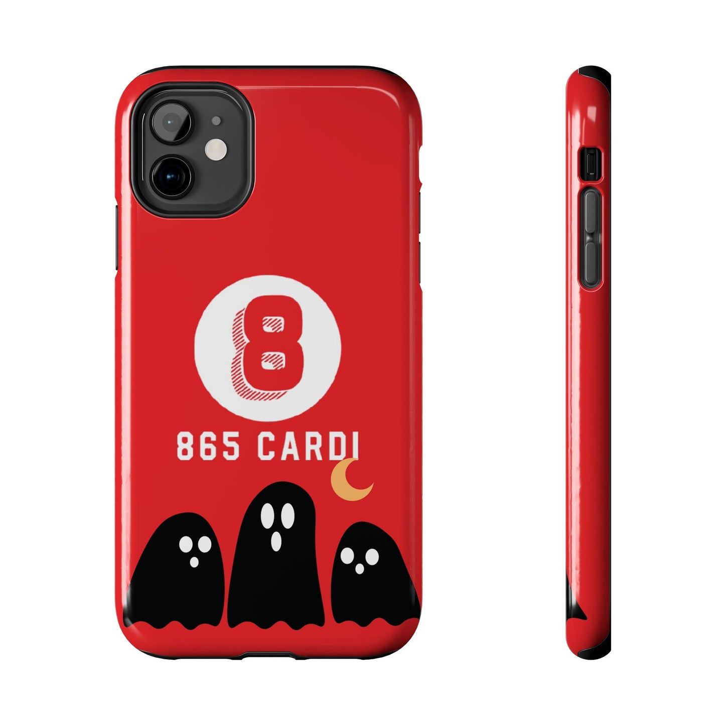 Red 865Carti Ghost slim phone case