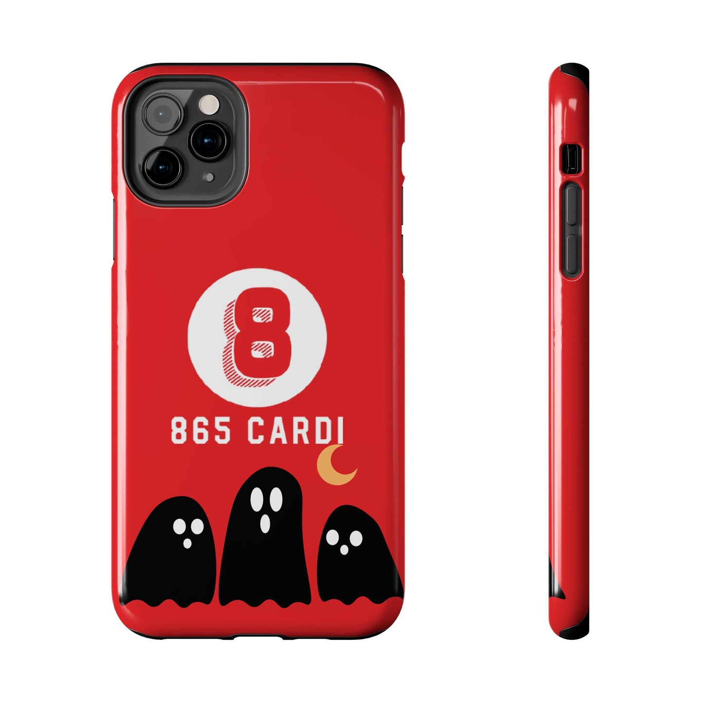 Red 865Carti Ghost slim phone case