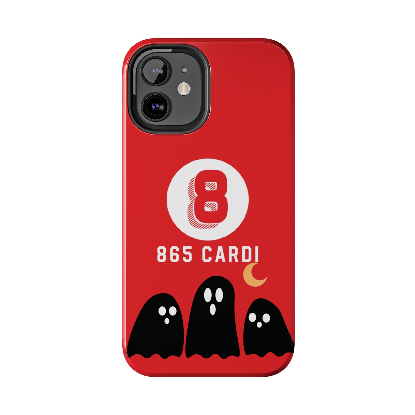 Red 865Carti Ghost slim phone case