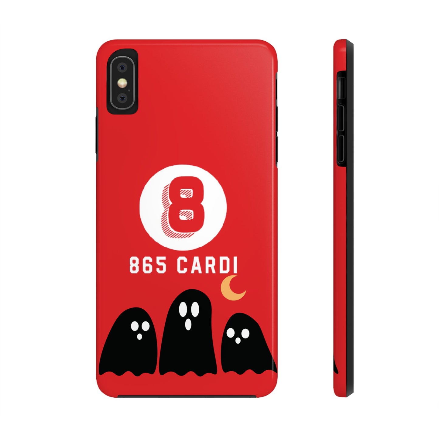 Red 865Carti Ghost slim phone case