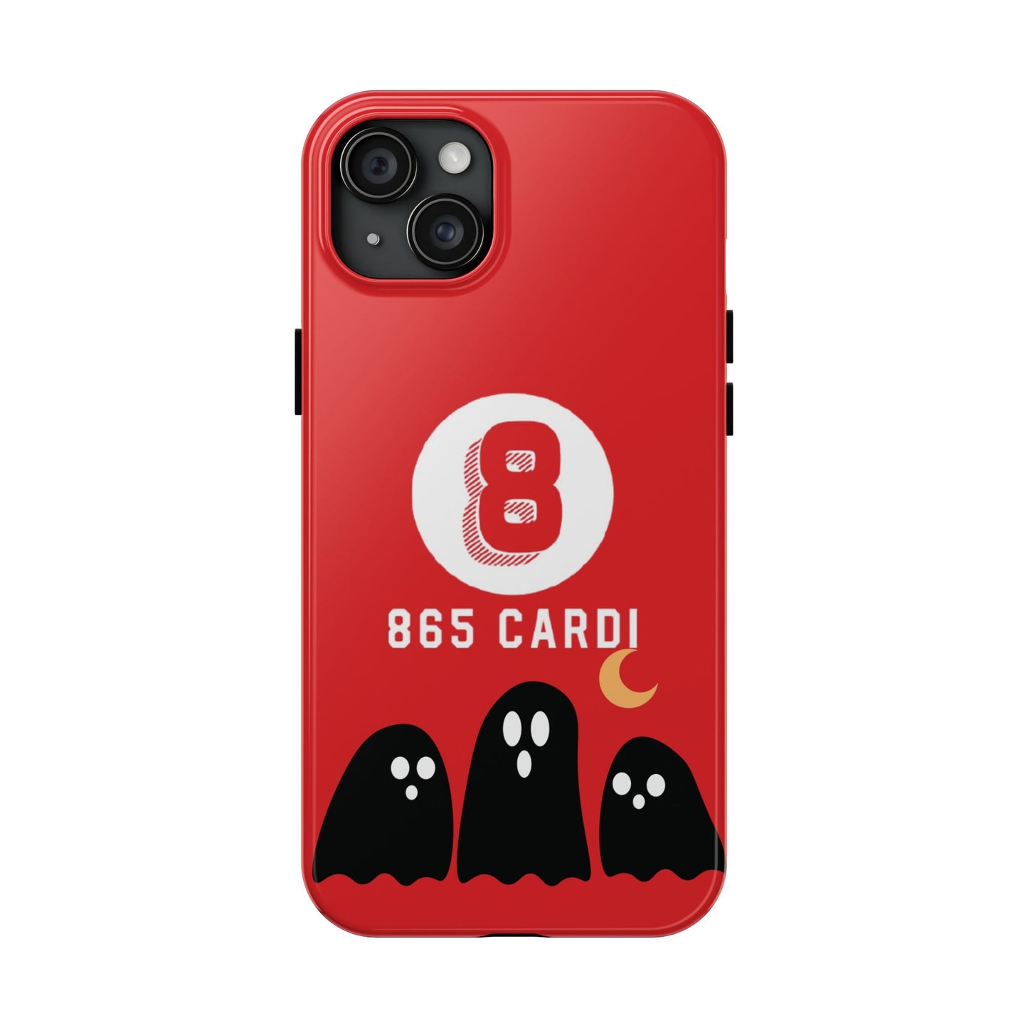 Red 865Carti Ghost slim phone case