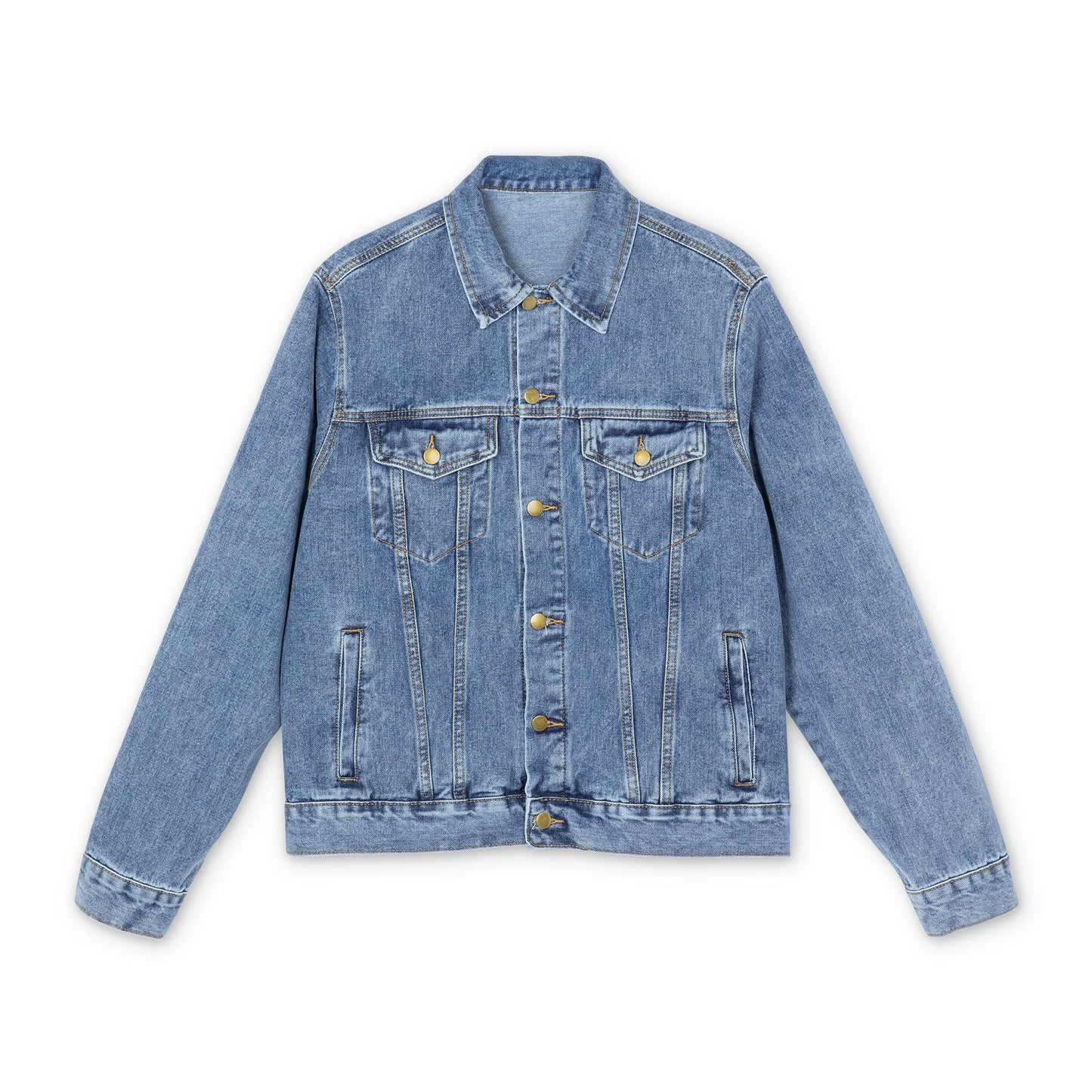 865Cardi skeleton hand Denim Jacket