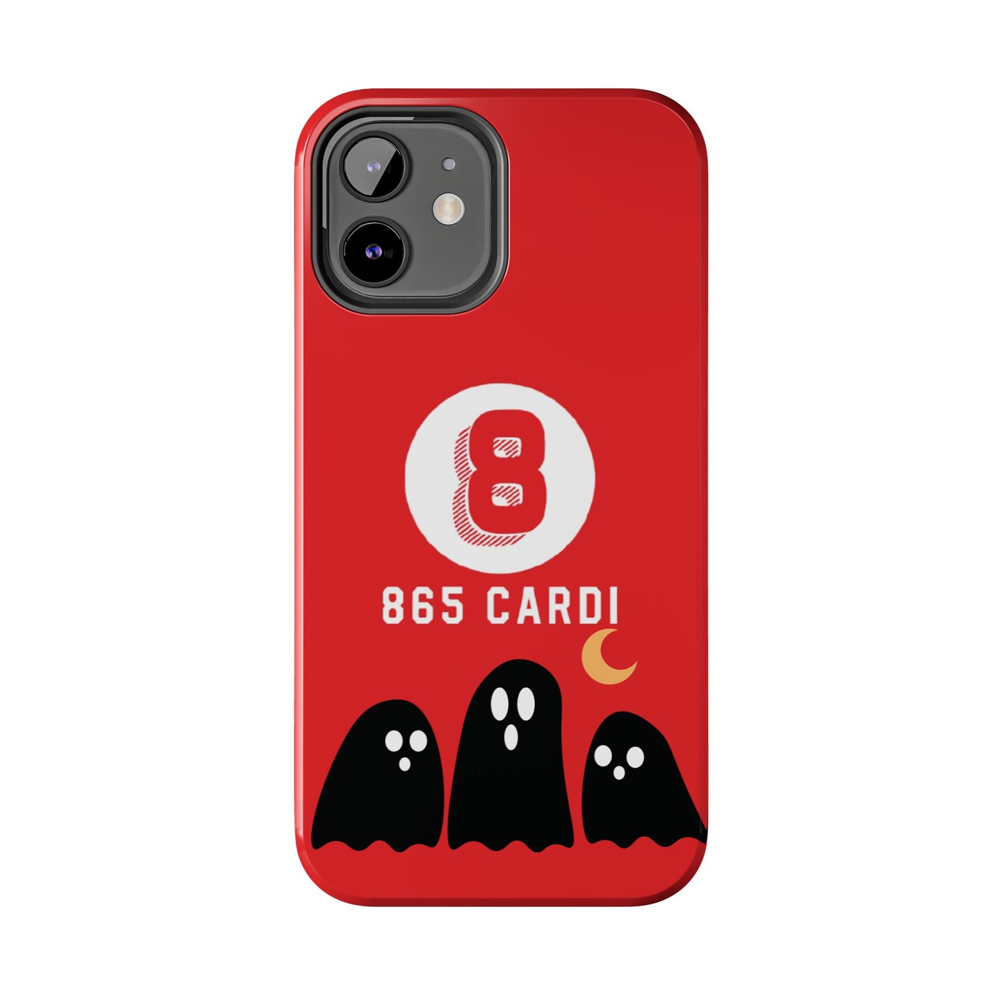 Red 865Carti Ghost slim phone case