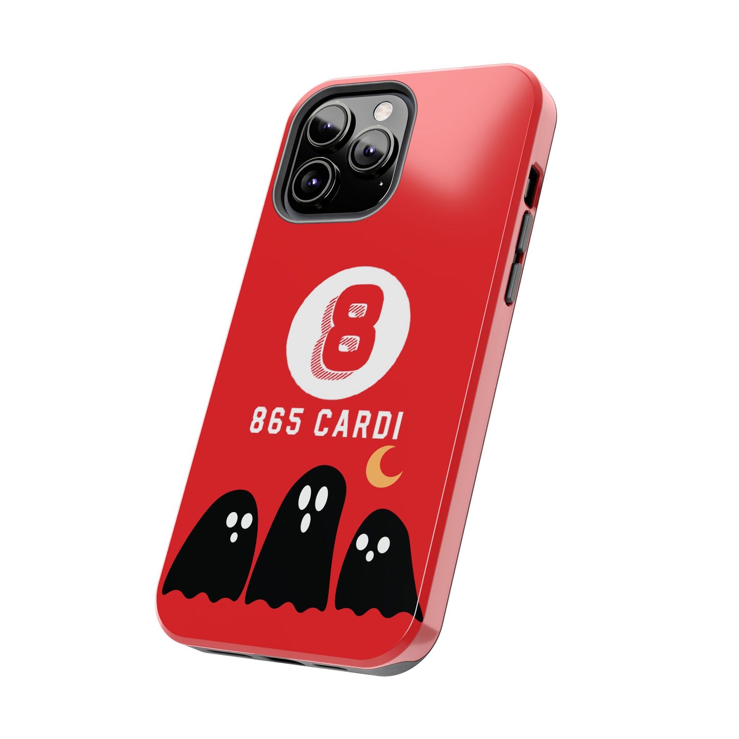 Red 865Carti Ghost slim phone case