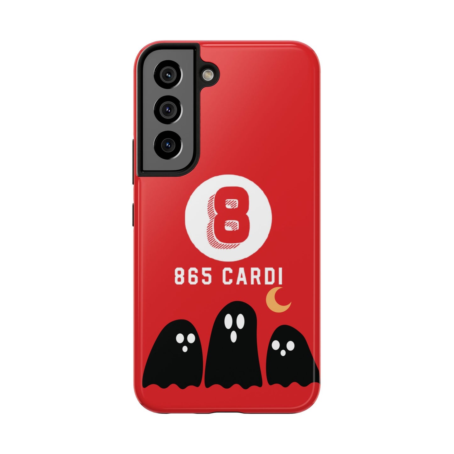 Red 865Carti Ghost slim phone case