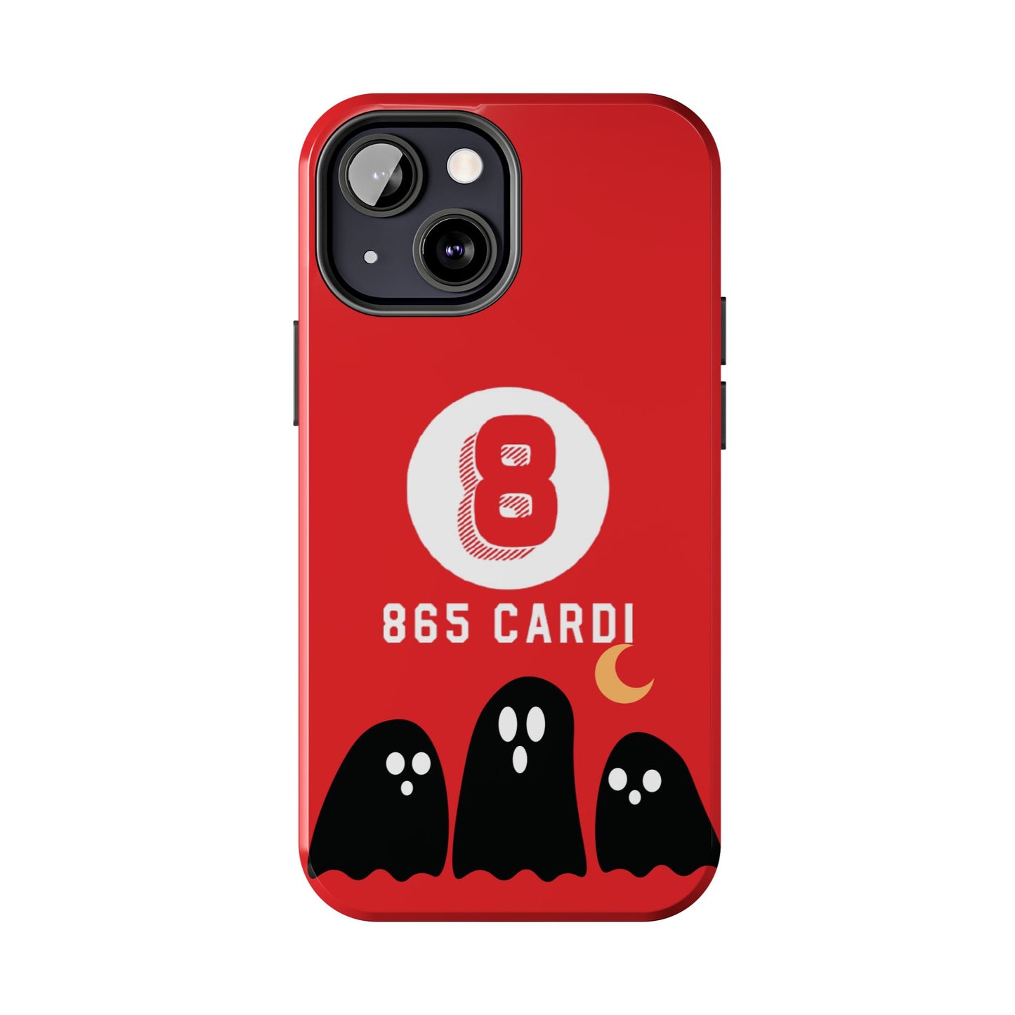 Red 865Carti Ghost slim phone case